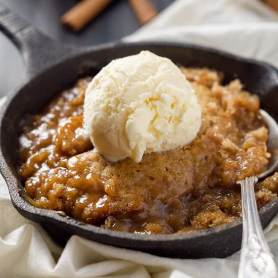 Gooey Sugar Cookie Caramel Pudding