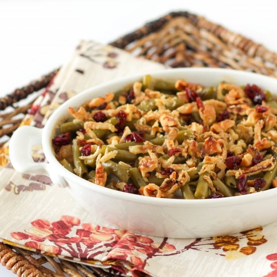 Lighter Green Bean Casserole