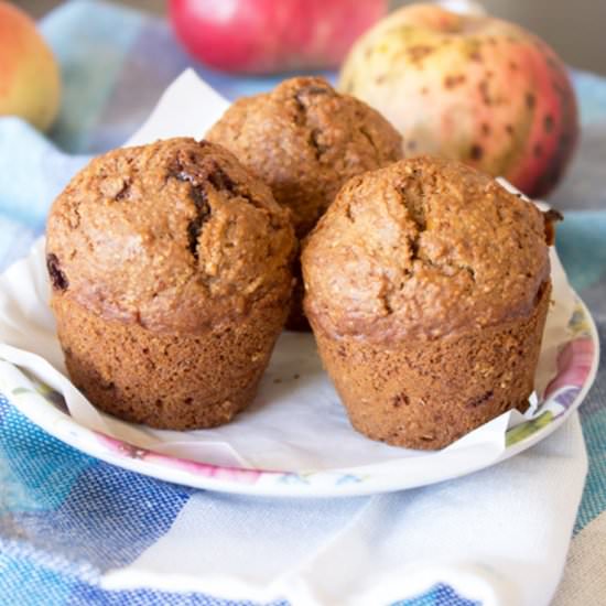 Healthy Apple Carrot Muffins