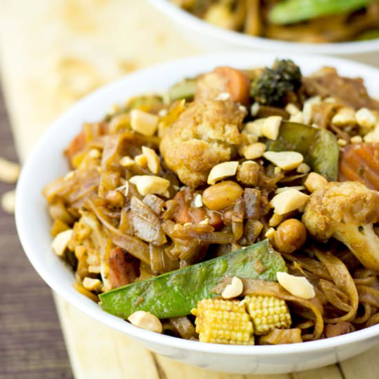 Veggie Stir Fry with Peanut Sauce