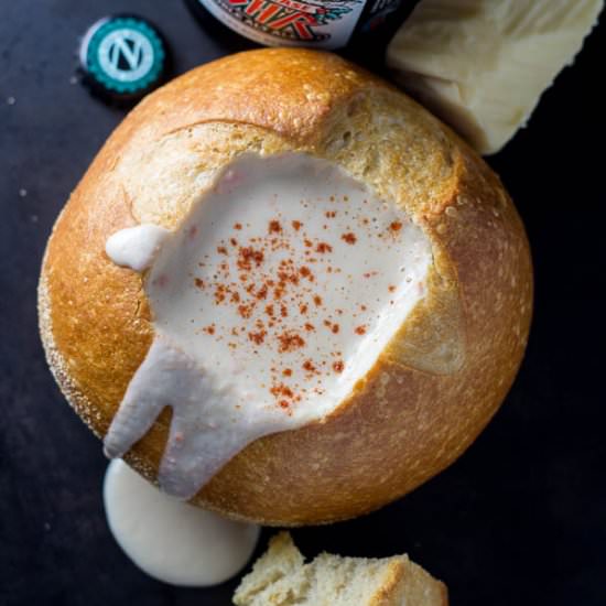 Ale, Cauliflower, & Cheddar Soup