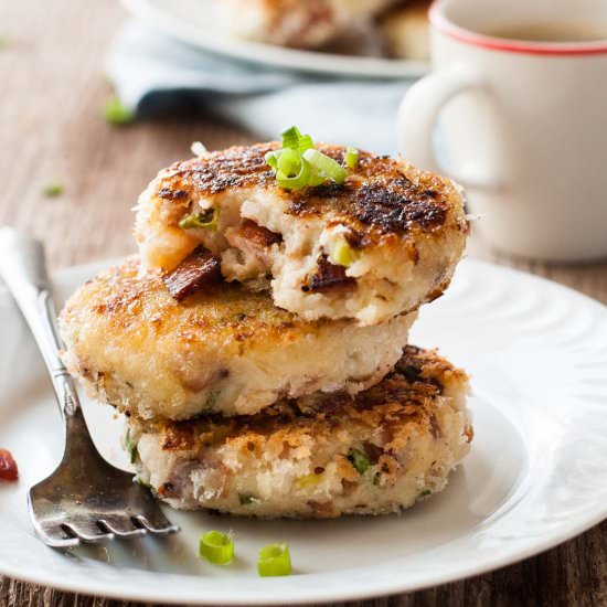 Leftover Mashed Potato Cakes