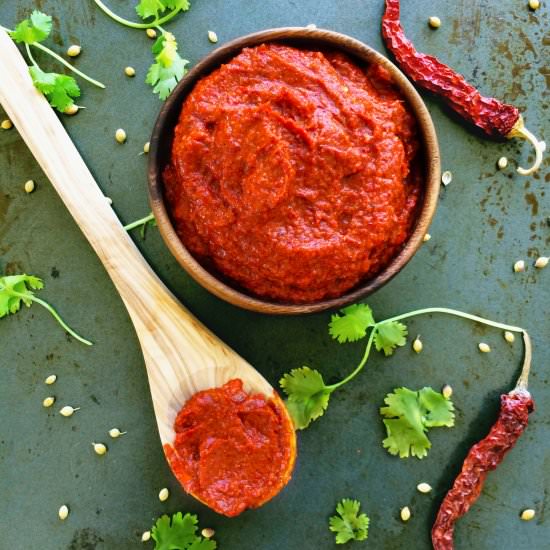 Thai red curry paste – vegan