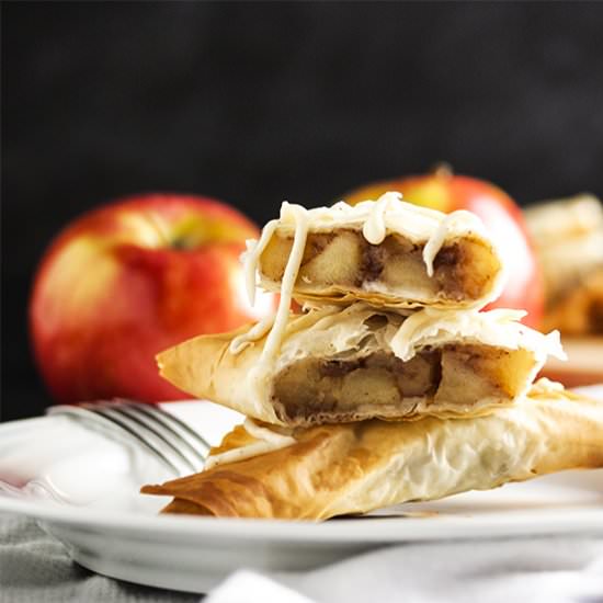 Spiced Honey Apple Turnovers