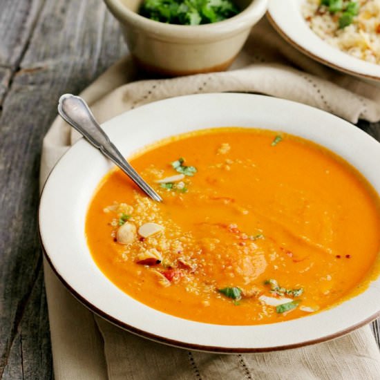 Spicy Moroccan Chickpea Soup