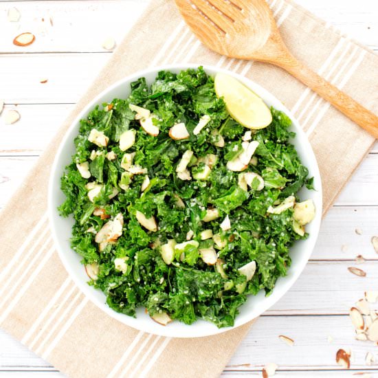5-Minute Lemon Kale Salad