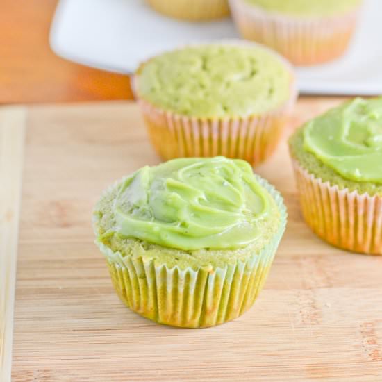 Green Tea Cupcake