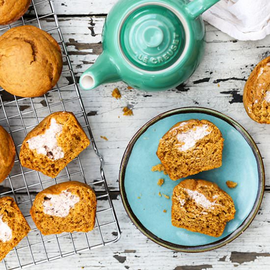 Pumpkin Cream Cheese Muffins
