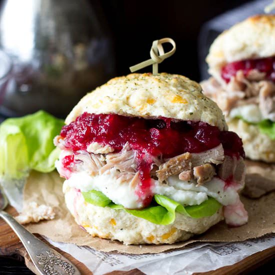 Stuffing Biscuit Turkey Sandwich