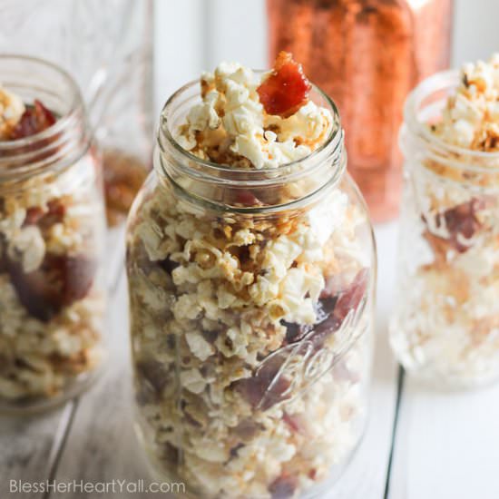 Maple Bacon Bourbon Popcorn
