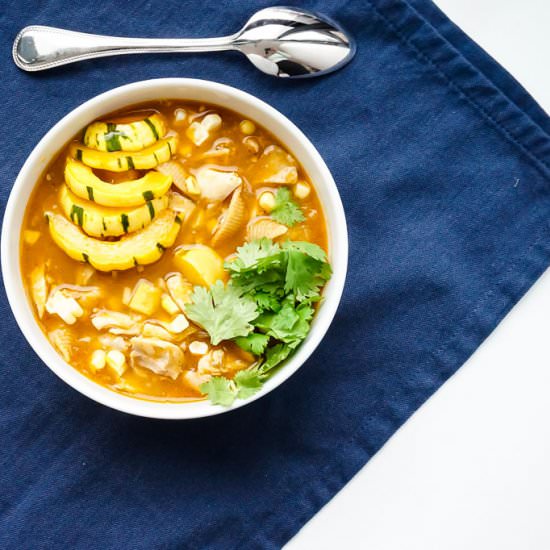 Roasted Chicken Chili