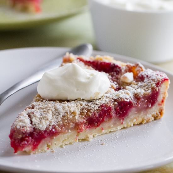 Pear and Raspberry Tart