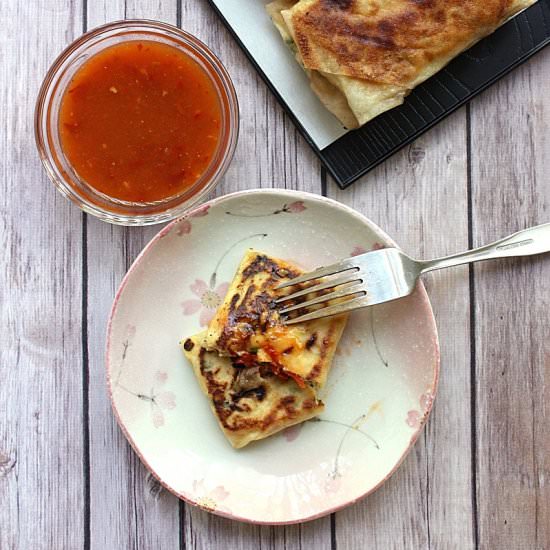 Pancake Stuffed Tofu