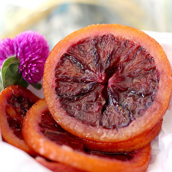 Easy Caramelized Candied Oranges