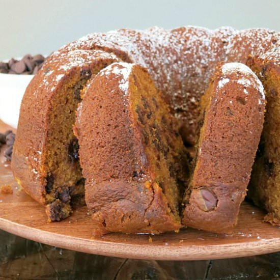 Pumpkin Chocolate Chip Bundt Cake