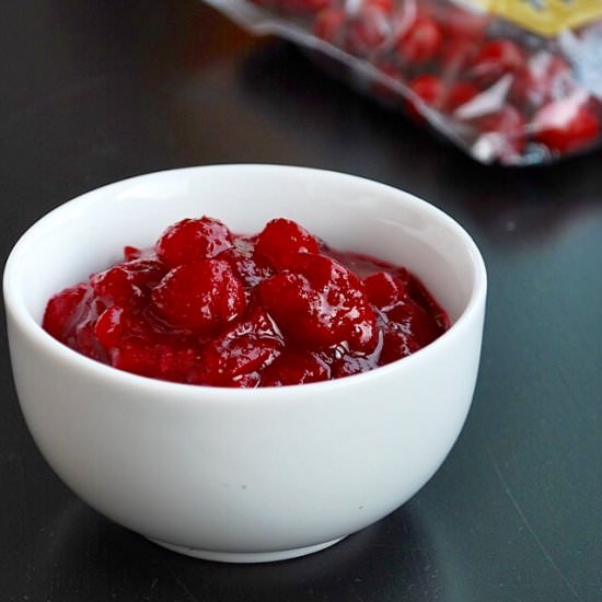 3 Ingredient Cranberry Sauce