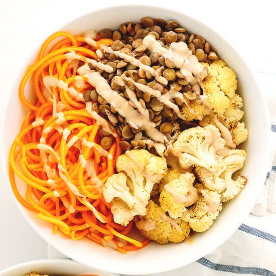 Cauliflower and Lentils