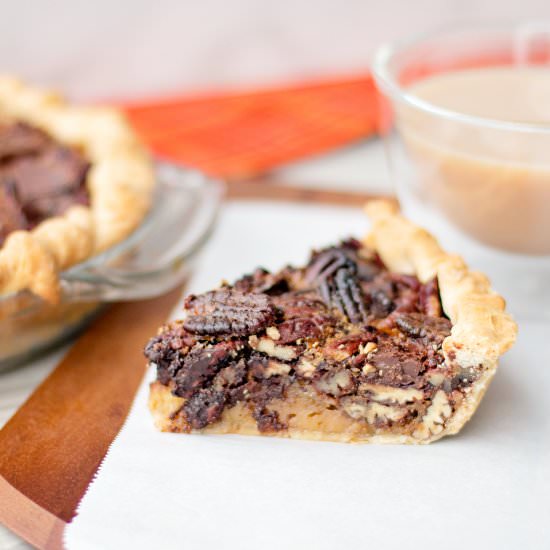 Chocolate Chunk Pecan Pie