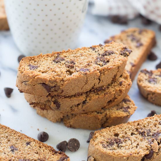 Cinnamon Dark Chocolate Biscotti