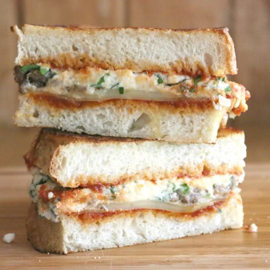 Lasagna Grilled Cheese