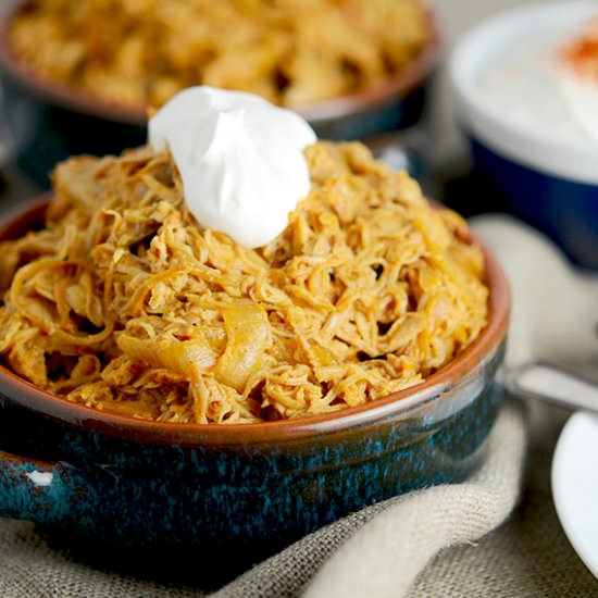 Shredded Chicken Paprikash Recipe