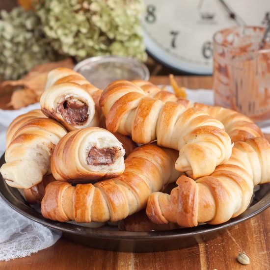 Nutella Cardamon Rolls