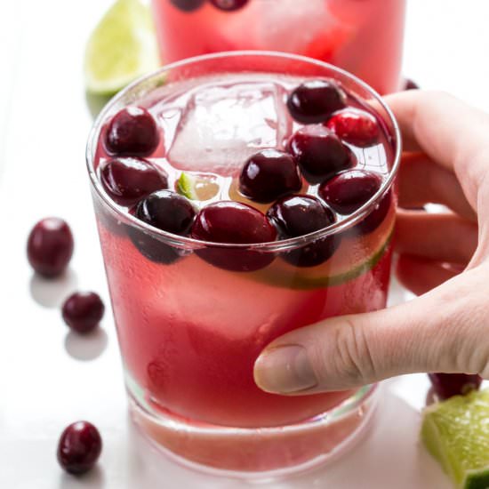 Colorful Cranberry Margaritas