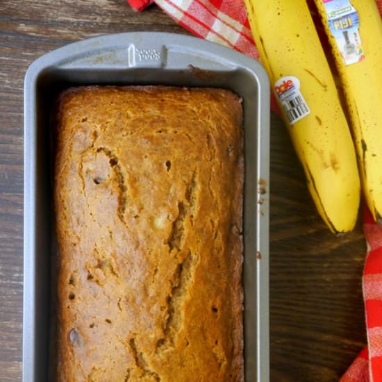 Coconut Oil Banana Bread