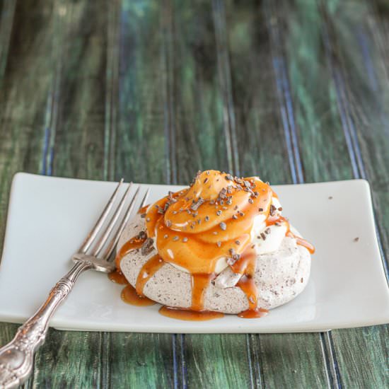 Chocolate Meringue Nests