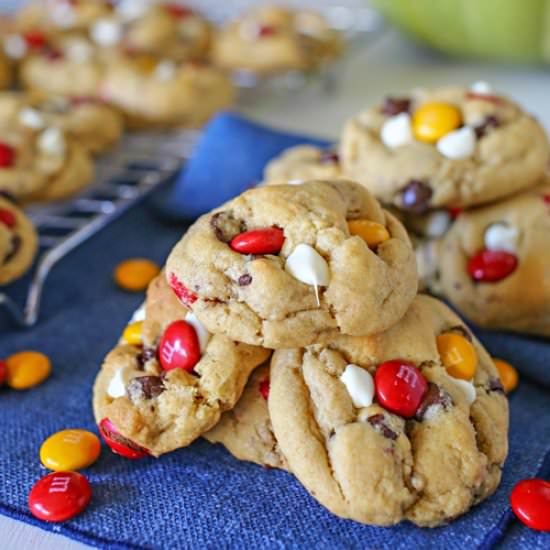 M&M Chocolate Chip Cookies