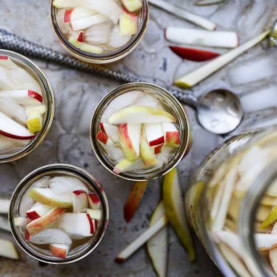Cider and Elderflower White Sangria