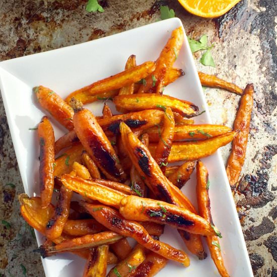 Honey Roasted Baby Carrots
