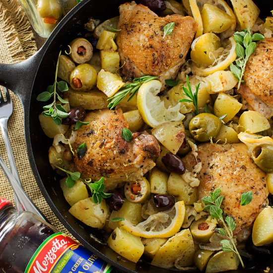 One Pan Mediterranean Braised Chick