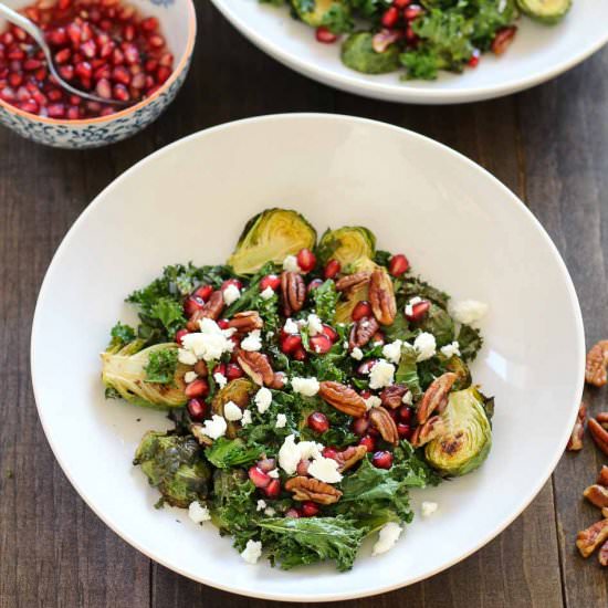 Roasted Brussels Sprout Salad