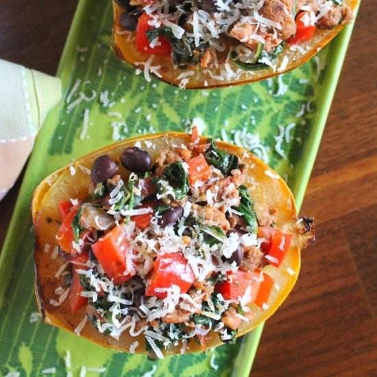 Chorizo Ragu Spaghetti Squash
