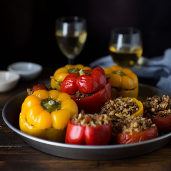 stuffed red peppers
