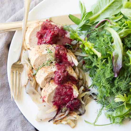 Blackberry Pork Tenderloin