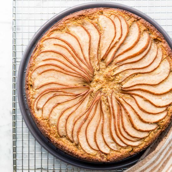 Pear Almond Cake