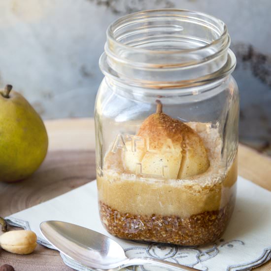 Nutty Pear Crumble