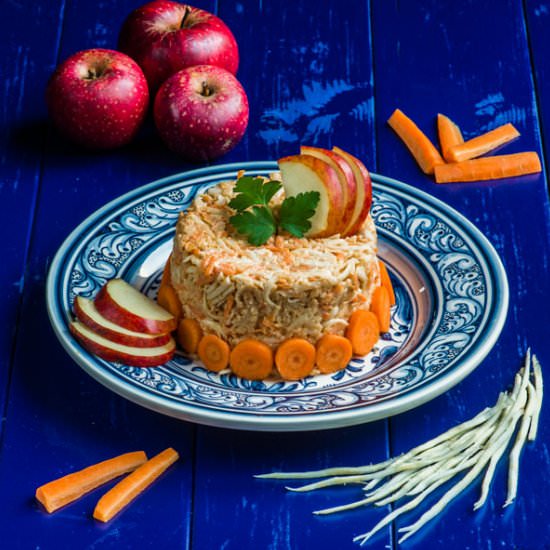 Carrot, Celery and Apple Salad