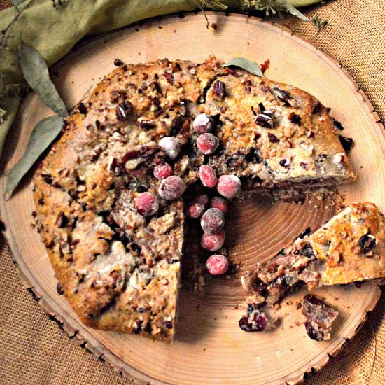 Cranberry and Nut Crostata