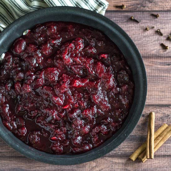 Spiced Orange-Cranberry Sauce