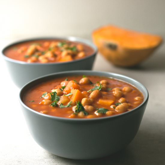 Spanish Pumpkin and Chickpea Stew