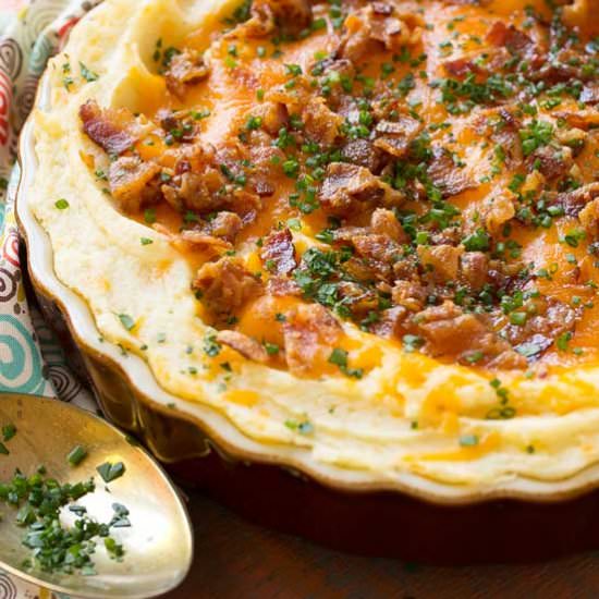 Loaded Mashed Potato Casserole
