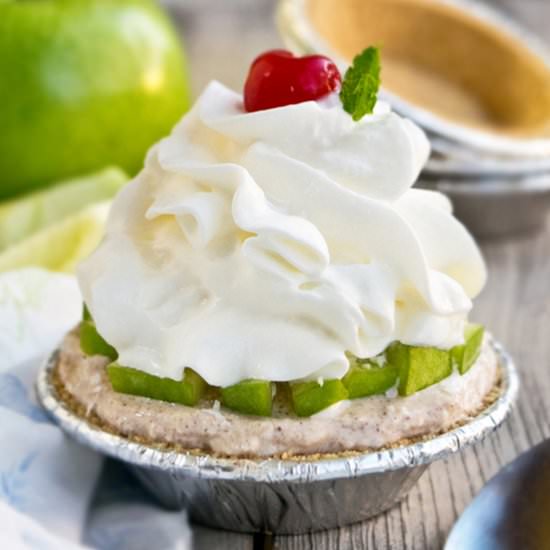 Easy caramel apple coconut pie