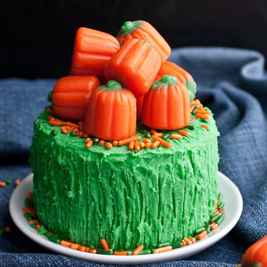 Pumpkin cake with Pumpkin candies