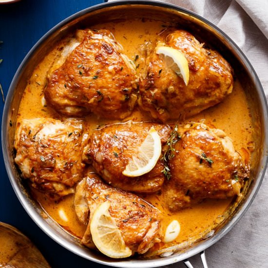 Creamy Lemon Garlic Chicken
