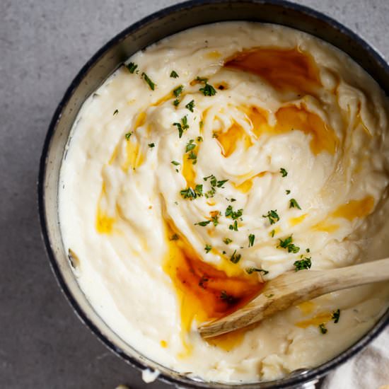 Garlic-Parmesan Browned Butter Mash