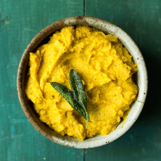 Pumpkin and Cauliflower Puree