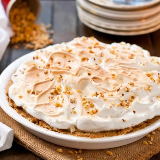 Peanut Butter Meringue Pie